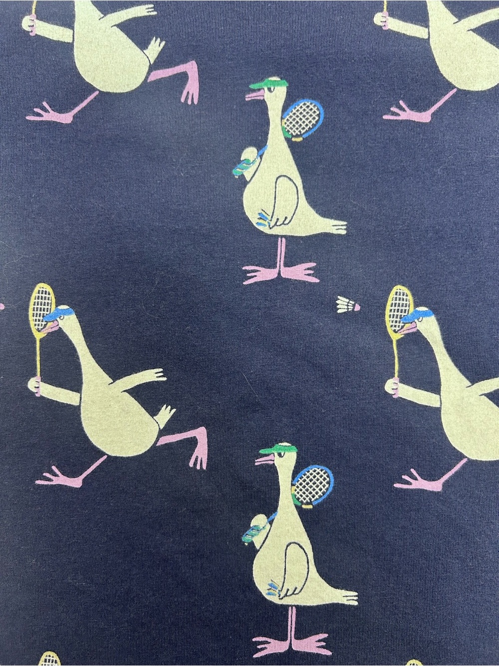 Navy Blue Kids Tee with Playful Seagull Print size 7/8 - Picture 4 of 8